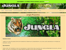 Tablet Screenshot of junglaproyectos.com